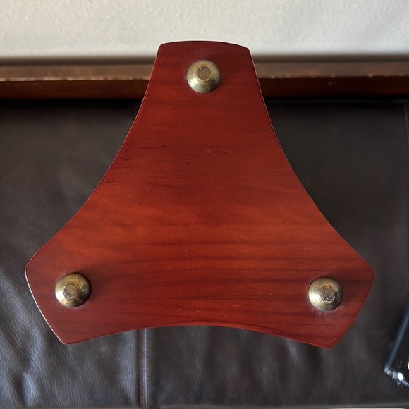 Vintage Hourglass Sand Timer Desktop Clock Made of Wood & Metal - Picture 7 of 10